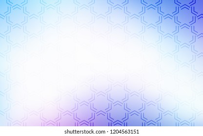 Light Pink, Blue vector cover with stright stripes. Modern geometrical abstract illustration with Lines. Pattern for your busines websites.