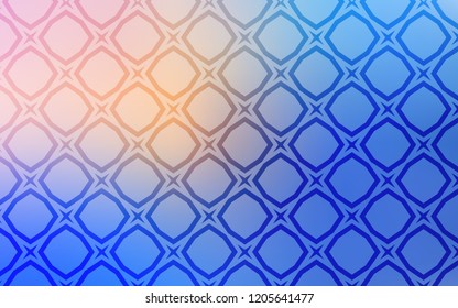 Light Pink, Blue vector cover with small and big stars. Blurred decorative design in simple style with stars. Pattern for wrapping gifts.