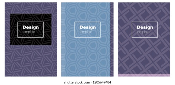 Light Pink, Blue vector cover for notebooks. Web interface on abstract background with colorful gradient. Completely new template books.