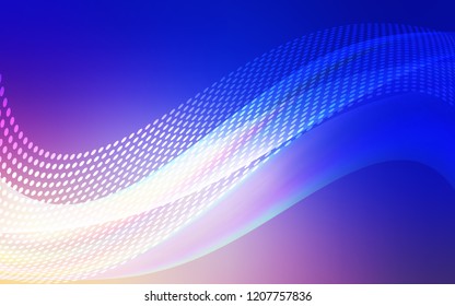 Light Pink, Blue vector cover with spots, lines. Illustration with set of colorful abstract circles and lines. Pattern for beautiful websites.