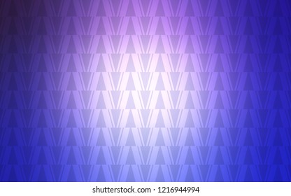 Light Pink, Blue vector cover with polygonal style. Abstract gradient illustration with triangles, lines. Pattern for websites.