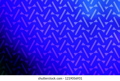 Light Pink, Blue vector cover with polygonal style. Illustration with set of colorful triangles, lines. Best design for poster, banner.