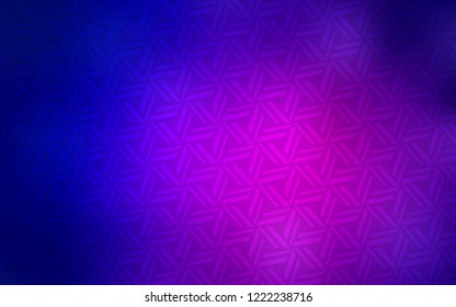 Light Pink, Blue vector cover with polygonal style. Decorative design in abstract style with triangles. Pattern for busines ad, booklets, leaflets