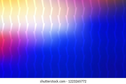 Light Pink, Blue vector cover with stright stripes. Blurred decorative design in simple style with lines. Best design for your ad, poster, banner.