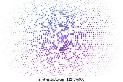 Light Pink, Blue vector cover in polygonal style. Abstract gradient illustration with rectangles. Modern template for your landing page.