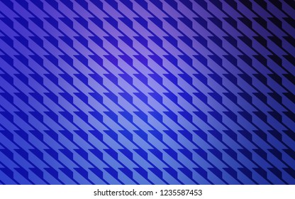 Light Pink, Blue vector cover with stright stripes. Colorful shining illustration with lines on abstract template. Smart design for your business advert.