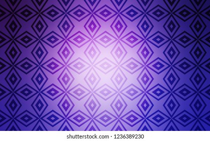 Light Pink, Blue vector cover in polygonal style. Glitter abstract illustration with rectangular shapes. Smart design for your business advert.