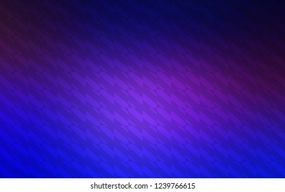 Light Pink, Blue vector cover with stright stripes. Shining colored illustration with sharp stripes. Template for your beautiful backgrounds.