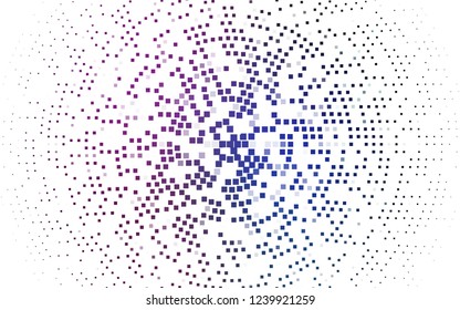 Light Pink, Blue vector cover in polygonal style. Abstract gradient illustration with rectangles. Pattern for busines ad, booklets, leaflets
