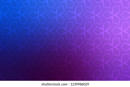 Light Pink, Blue vector cover in polygonal style. Abstract gradient illustration with rectangles. Modern template for your landing page.