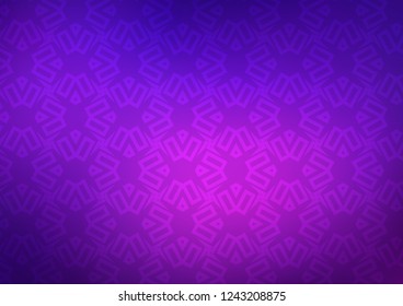Light Pink, Blue vector cover in triangles, cubes. Abstract gradient illustration with triangles, cubes. Pattern can be used for websites.