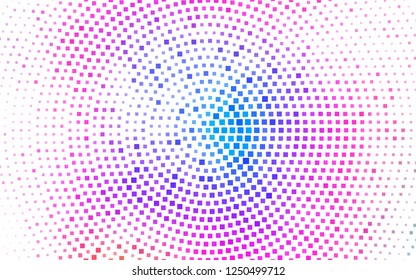 Light Pink, Blue vector cover in polygonal style. Glitter abstract illustration with rectangular shapes. Pattern can be used for websites.