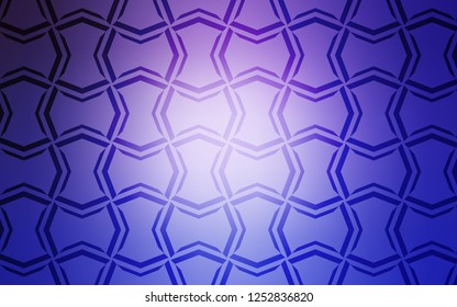 Light Pink, Blue vector cover with stright stripes. Decorative shining illustration with lines on abstract template. Pattern for your busines websites.