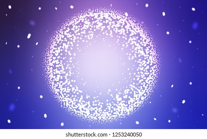 Light Pink, Blue vector cover with spots. Abstract illustration with colored bubbles in nature style. Pattern for beautiful websites.