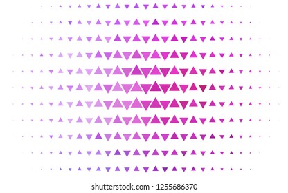 Light Pink, Blue vector cover in polygonal style. Decorative design in abstract style with triangles. Pattern for commercials.