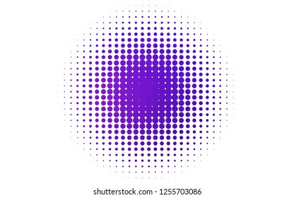 Light Pink, Blue vector cover with spots. Beautiful colored illustration with blurred circles in nature style. Template for your brand book.