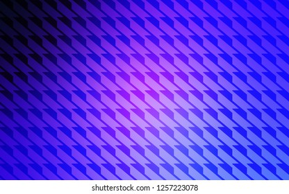 Light Pink, Blue vector cover with stright stripes. Shining colored illustration with sharp stripes. Best design for your ad, poster, banner.