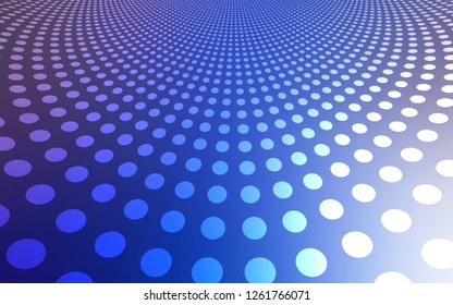 Light Pink, Blue vector cover with spots. Beautiful colored illustration with blurred circles in nature style. Pattern can be used as texture of wallpapers.