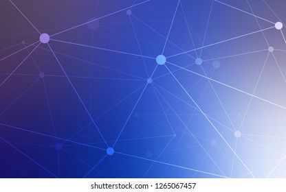 Light Pink, Blue vector cover with spots, lines. Illustration with set of colorful abstract circles and lines. Pattern can be used as texture of wallpapers.