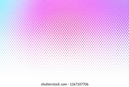 Light Pink, Blue vector cover in polygonal style. Rectangles on abstract background with colorful gradient. Best design for your ad, poster, banner.