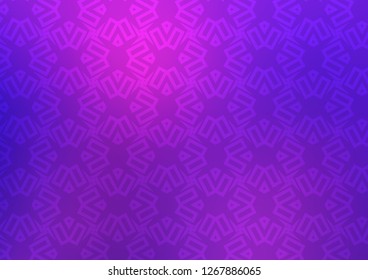 Light Pink, Blue vector cover in triangles, cubes. Illustration with set of colorful triangles, squares. Modern template for your landing page.