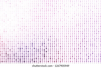 Light Pink, Blue vector cover with spots. Blurred decorative design in abstract style with bubbles. Design for posters, banners.