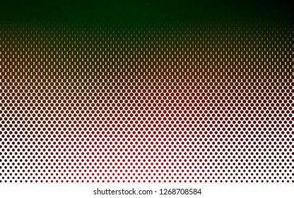 Light Pink, Blue vector cover with spots. Illustration with set of shining colorful abstract circles. Design for business adverts.