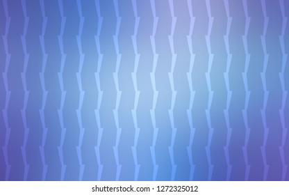 Light Pink, Blue vector cover with stright stripes. Glitter abstract illustration with colored sticks. The pattern for ad, booklets, leaflets.