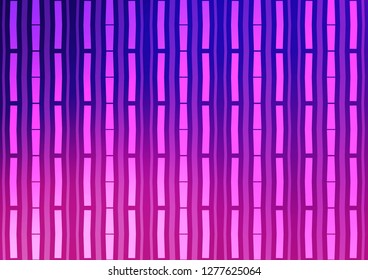 Light Pink, Blue vector cover with long lines. Blurred decorative design in simple style with lines. The pattern can be used as ads, poster, banner for commercial.