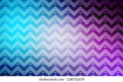 Light Pink, Blue vector cover with polygonal style. Beautiful illustration with triangles in nature style. Smart design for your adverts.