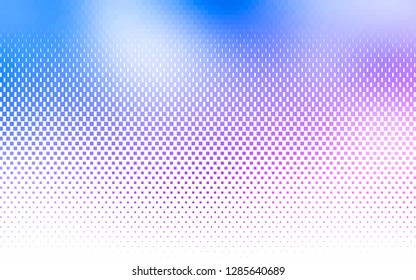 Light Pink, Blue vector cover in polygonal style. Modern abstract illustration with colorful rectangles. Smart design for your business advert.