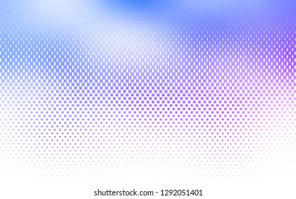 Light Pink, Blue vector cover in polygonal style. Rectangles on abstract background with colorful gradient. Modern template for your landing page.