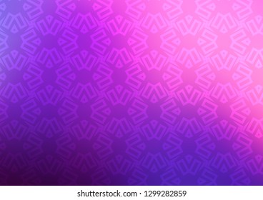 Light Pink, Blue vector cover in triangles, cubes. Illustration with set of colorful triangles, squares. Pattern can be used for websites.