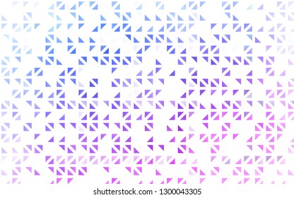 Light Pink, Blue vector cover in polygonal style. Modern abstract illustration with colorful triangles. Pattern for busines ad, booklets, leaflets