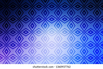 Light Pink, Blue vector cover in polygonal style. Illustration with set of colorful rectangles. Modern template for your landing page.