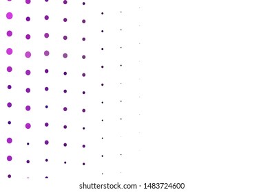 Light Pink, Blue vector cover with spots. Blurred bubbles on abstract background with colorful gradient. Pattern for beautiful websites.