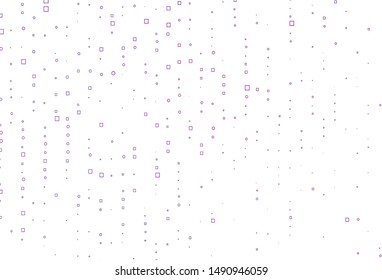 Light Pink, Blue vector cover with polygonal style. Modern abstract illustration with colorful rectangles. Modern template for your promotion.