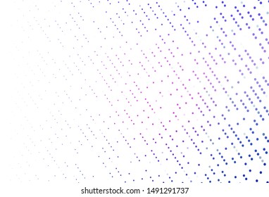 Light Pink, Blue vector cover with spots. Modern abstract illustration with colorful water drops. Design for posters, banners.