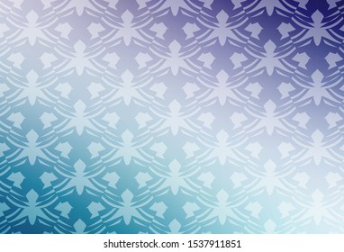 Light Pink, Blue vector cover with small and big stars. Modern geometrical abstract illustration with stars. Pattern for new year ad, booklets.