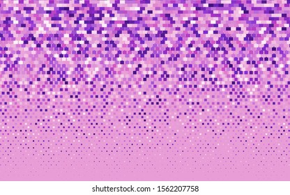 Light Pink, Blue vector cover in polygonal style. Glitter abstract illustration with rectangular shapes. The template can be used as a background.
