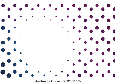 Light pink, blue vector cover with spots. Modern abstract illustration with colorful water drops. Design for business adverts.