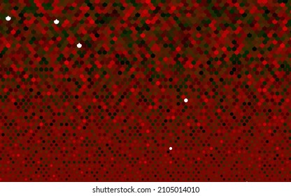 Light Pink, Blue vector cover with spots. Glitter abstract illustration with blurred drops of rain. Design for business adverts.