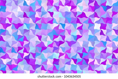Light Pink, Blue vector crooked abstract template. Colorful illustration in abstract cranked style with gradient. Brand-new design for your business.