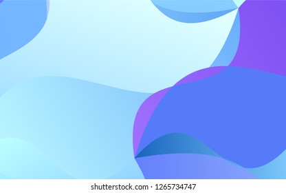 Light Pink, Blue vector crooked abstract background. A vague circumflex abstract illustration with gradient. A new texture for your design.