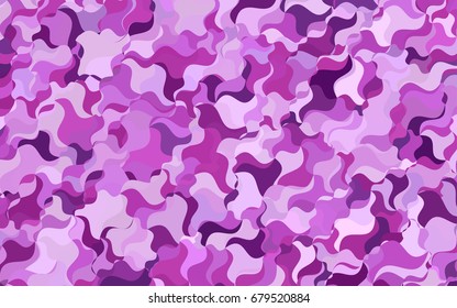 Light Pink, Blue vector crooked abstract pattern. blurred geometric sample with gradient.  The best blurred design for your business.