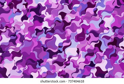 Light Pink, Blue vector crooked abstract pattern. An elegant bright illustration with gradient. The elegant pattern can be used as part of a brand book.