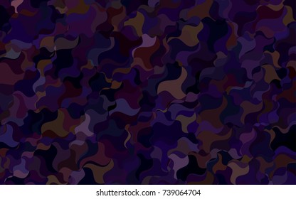 Light Pink, Blue vector crooked abstract pattern. Colorful abstract illustration with gradient crooked lines. A new texture for your design.