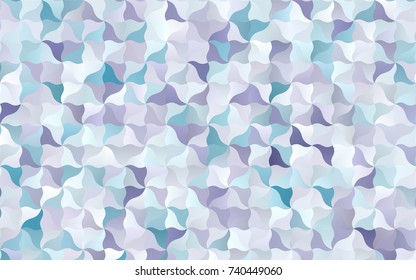 Light Pink, Blue vector crooked abstract background. An elegant bright illustration with gradient. A completely new template for your business design.