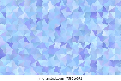 Light Pink, Blue vector crooked abstract pattern. A completely new color illustration in a vague style. The template can be used as a background for cell phones.