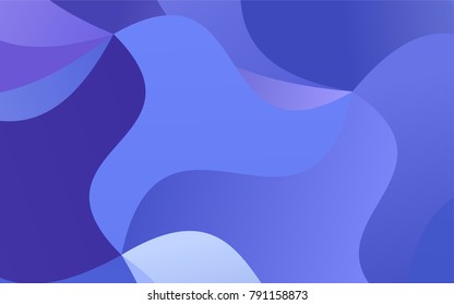 Light Pink, Blue vector crooked abstract pattern. A vague circumflex abstract illustration with gradient. A completely new design for your business.